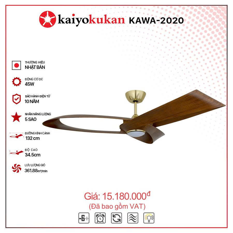 Quạt trần Kaiyo OSA-2020