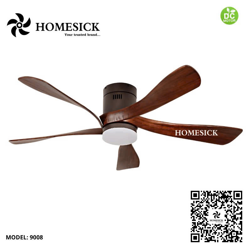 Quạt trần đèn HOMESICK 9008