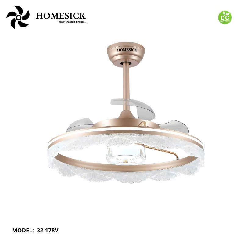 Quạt trần đèn HOMESICK 32-178