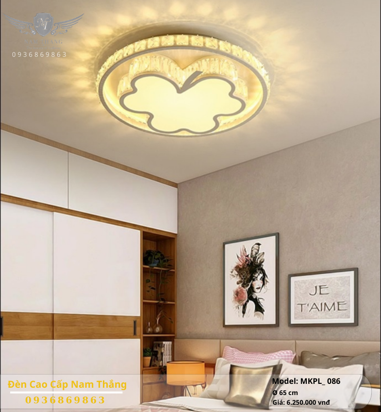 Đèn ốp trần mika phale NT-MKPL086