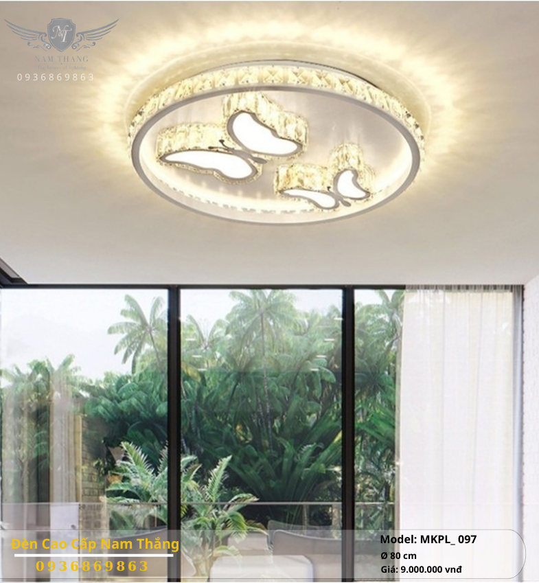  Đèn ốp trần mika phale NT-MKPL097