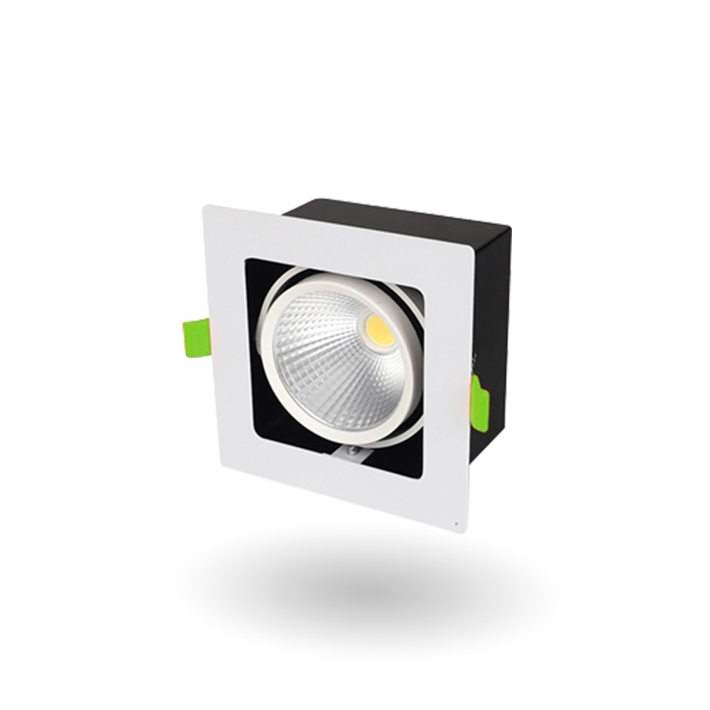 Đèn led hộp âm trần rọi Topaz 10w,đơn sắc Kingled.