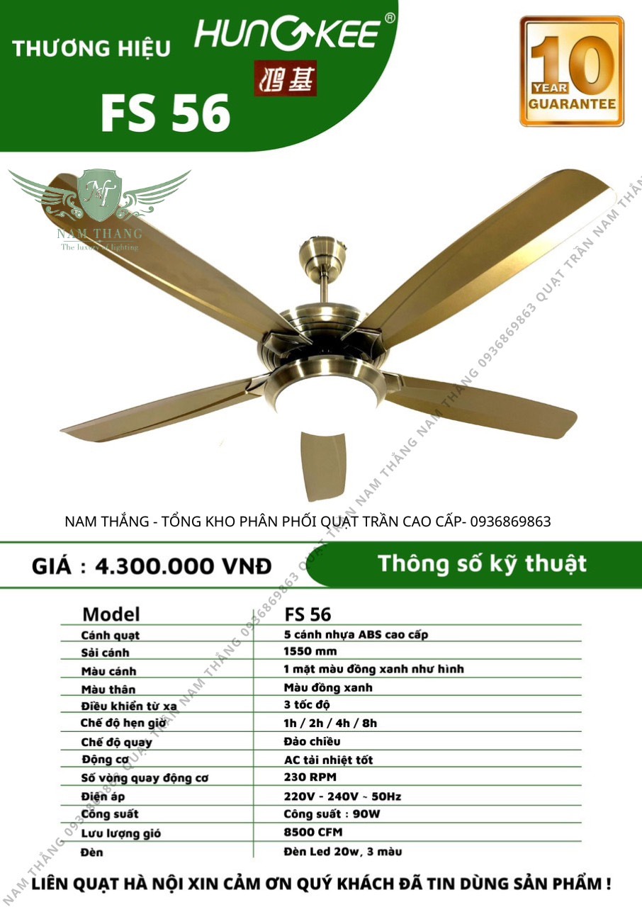  Quạt trần Mountain Air FS56