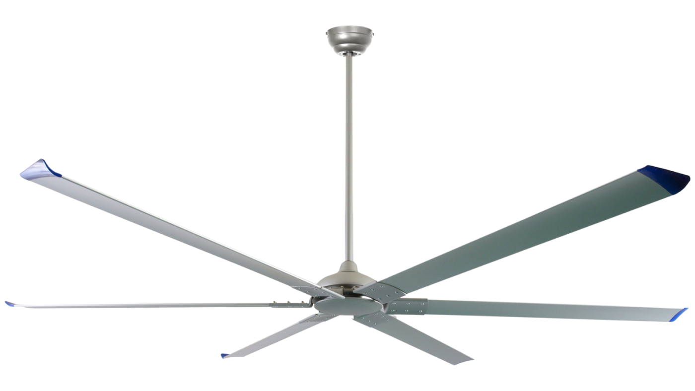 Quạt trần công nghiệp 6 cánh - Kaiyokukan TOCHI 120 SILVER