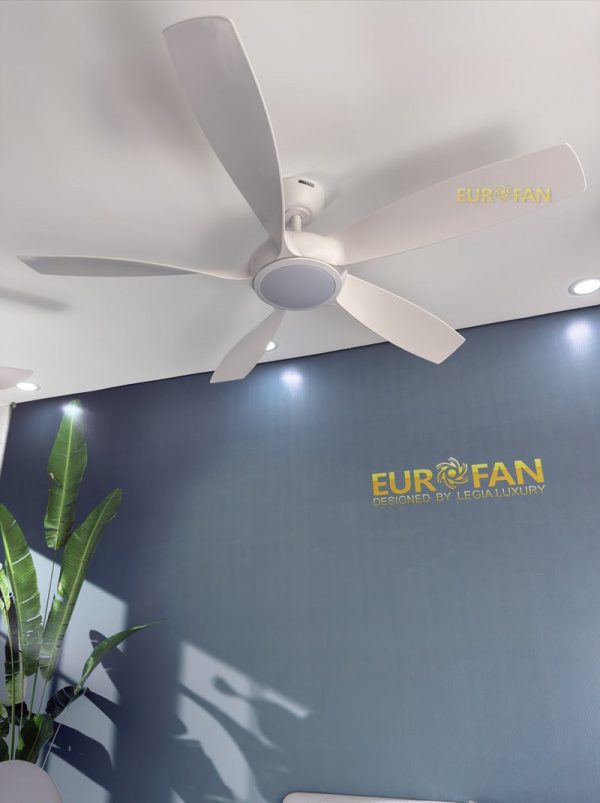 Quạt trần 5 cánh trắng Eurofan 636T