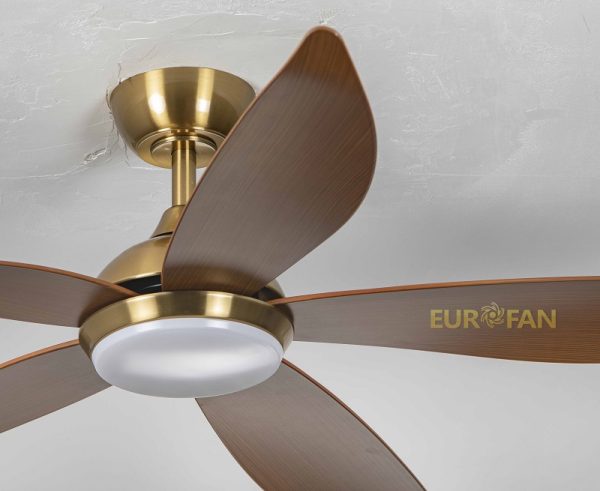 Quạt trần 5 cánh nâu Eurofan 669MV