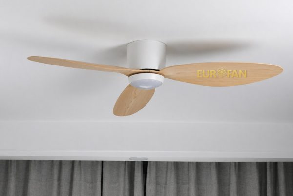 Quạt trần 3 cánh vàng gỗ Eurofan 728T