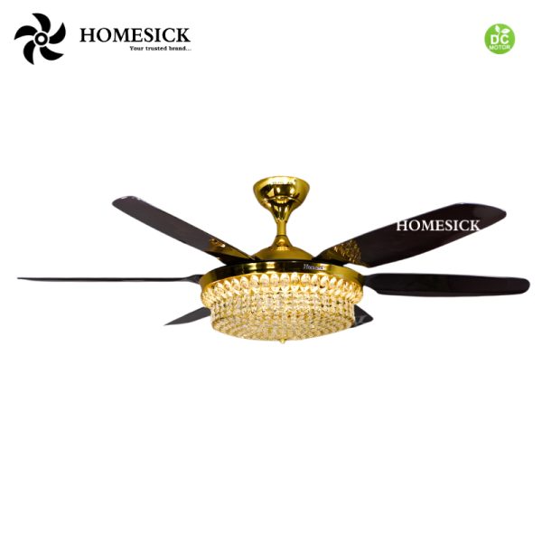 Quạt trần pha lê 6 cánh Homesick 178A