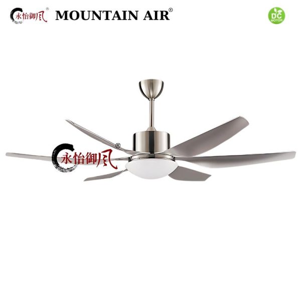 Quạt trần 6 cánh sải rộng màu xám MountainAir 7067